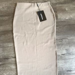 PrettyLittleThing Ribbed Midaxi Skirt - NWT